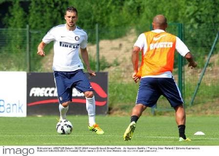 An Appiano Gentile Training Inter Mailand Zdravko Kuzmanovic 