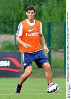An Appiano Gentile Training Inter Mailand Marco Andreolli 