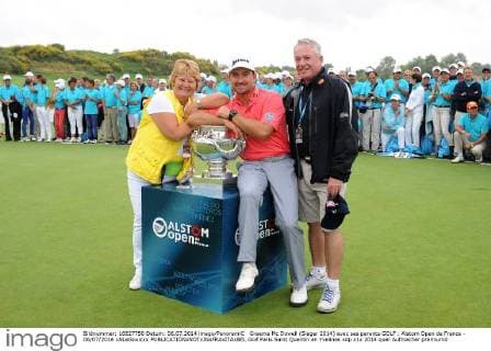 Graeme Mc Dowell (Sieger 2014) avec ses parents GOLF : Alstom Open de France - 06 07 2014 xNLeGouicxx 
