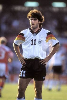 Fußball, EM Finale 1992 in Göteborg, Dänemark - Deutschland 2:0 RIEDLE Karlheinz Team Deutschland UEFA Fussball Europameisterschaften 1992 in Schweden Finale Daenemark-Deutschland in Goeteborg 2 : 0 am 26.06.1992 