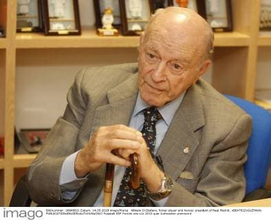 Alfredo Di Stefano, fomer player and honour president of Real Madrid. xBEATRIZxGUZMANx 