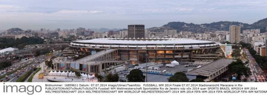 FUSSBALL WM 2014 Finale 07.07.2014 Stadionansicht Maracana in Rio