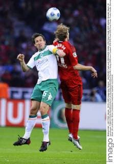 BAUMANN Frank und KIESSLING Stefan DFB Pokal Finale 2009 Werder Bremen-Bayer 04 Leverkusen 