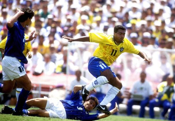 ROMARIO Team Brazil Weltmeister FIFA Fussball Weltmeisterschaften 1994 in USA Finale ITALIEN-BRASILIEN in Los Angeles Fussball am 17. Juli 1994 in Los Angeles 