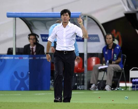 LÖW LOEW Joachim Trainer Team Deutschland UEFA Fussball Europameisterschaften 2008 in der Schweiz und Oesterreich. Finale in Wien im Ernst Happel Stadion Deutschland-Spanien 0:1 