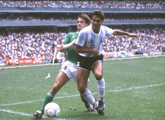 WM 1986 in Mexico: Argentinien-Deutschland Berthold + Brown HM