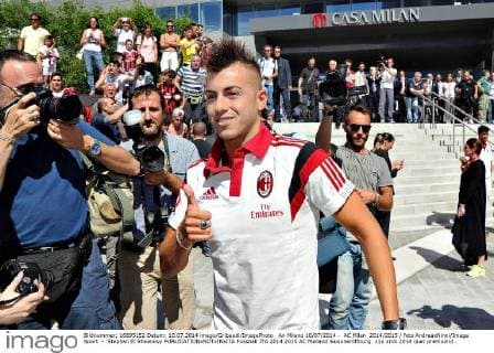 An Milano 10 07 2014 - AC Milan 2014 2015 foto AndreaxNinni Image Sport - Stephan El Shaarawy 