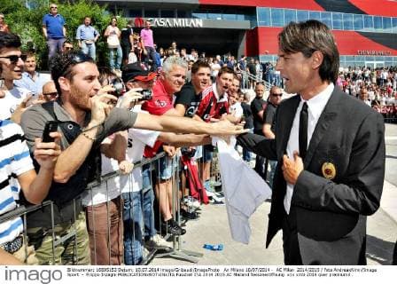 An Milano 10 07 2014 - AC Milan 2014 2015 foto AndreaxNinni Image Sport - Filippo Inzaghi 