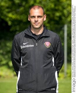 Fussball, 3. Liga, Saison 2014 15, SG Dynamo Dresden, Mannschaftsfototermin, Freitag (11.07.14), Trainingsplatz Grosser Garten. Co Trainer Marco Gebhardt. RM001