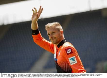 06.07.2014, xtwx, Fussball 1.Bundesliga, Trikotpräsentation TSG 1899 Hoffenheim, v.l. Neuzugang Oliver Baumann