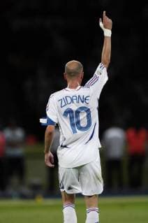 ZIDANE Zinedine Team_Frankreich FIFA_Fussball Weltmeisterschaften 2006 in Deutschland Fussball Finale Italien-Frankreich im Berliner Olympiastadion 