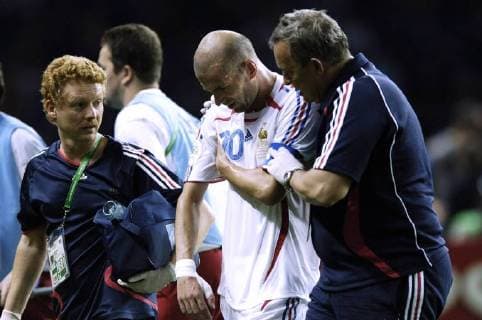 ZIDANE Zinedine Team_Frankreich FIFA_Fussball Weltmeisterschaften 2006 in Deutschland Fussball Finale Italien-Frankreich im Berliner Olympiastadion 
