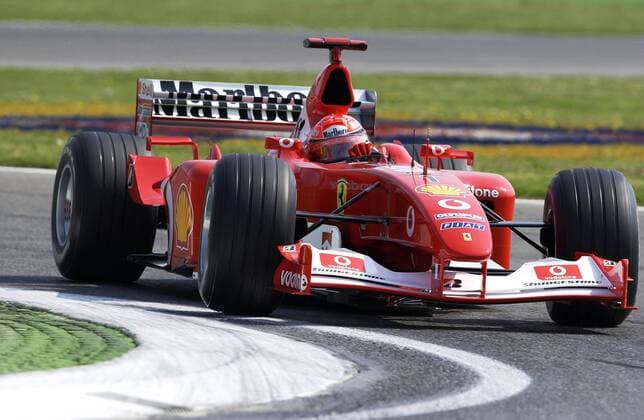 SCHUMACHER Michael Team Scuderia Ferrari Grand Prix Formel 1 Grosser Preis von San Marino 2003 in Imola am 20. April 2003 
