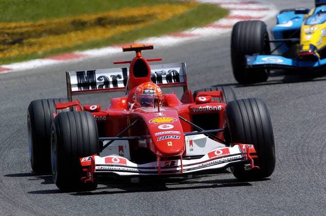 SCHUMACHER Michael Team Scuderia Ferrari Sieger Grand Prix Formel 1 Grosser Preis von Spanien 2004 in Barcelona am 09. Mai 2004 