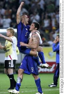 CANNAVARO Fabio und MATERAZZI Marco Team_Italien Halbfinale Deutschland-Italien FIFA_Fussball Weltmeisterschaften 2006 in Deutschland Fussball Spiel NR_61 Deutschland_Italien in Dortmund 