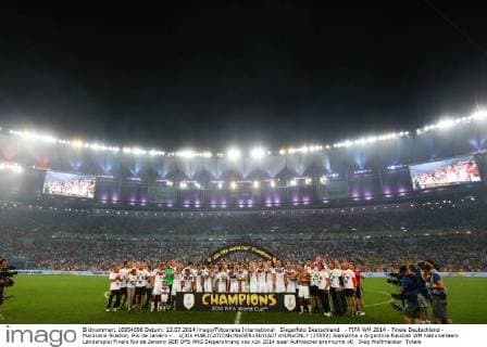Siegerfoto Deutschland - FIFA WM 2014 - Finale Deutschland - Maracana Stadion, Rio de Janeiro - x(3)x  (25552) Alemanha x Argentina
