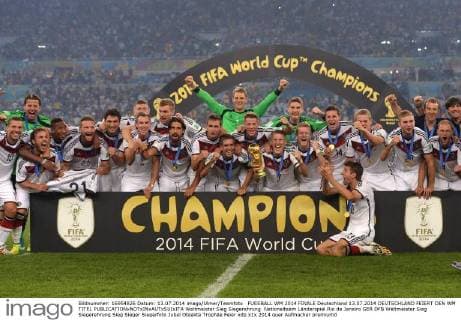 FUSSBALL WM 2014 FINALE Deutschland 13.07.2014 DEUTSCHLAND FEIERT DEN WM TITEL