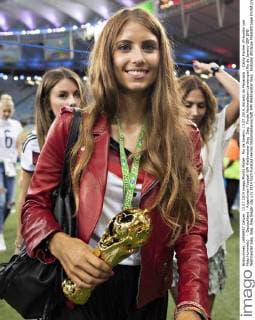 Rio de Janeiro, 13.07.2014, Estadio do Maracana - Cathy Fischer (Freundin von Mats Hummels) - Deutschland - Argentinien
