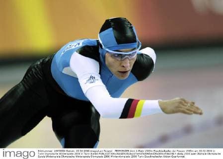 FRIESINGER Anni 4.Platz 1500m Eisschnellaufen der Frauen 1500m am 22.02.2006 in Turin Olympische Winterspiele 2006 in Turin Italien 