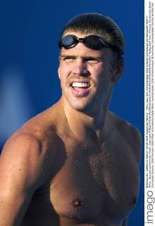 HALL Gary USA Olympiasieger 50m Freistiel Olympische Sommerspiele 2004 in Athen. Sportart schwimmen Porait. Copyright 