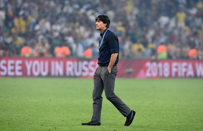 FUSSBALL WM 2014 FINALE Deutschland - Argentinien 13.07.2014 DEUTSCHLAND FEIERT DEN WM TITEL: Bundestrainer Joachim Löw (Deutschland)