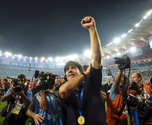 DFB Bundestrainer Joachim Jogi Löw, LÖW, PUBLICATION ONLY IN GERMANY DEUTSCHLAND - ARGENTINIEN FIFA Fussball WM FINALE Weltmeisterschaft am 13.07.2014 im Maracana Stadion von Rio de Janeiro