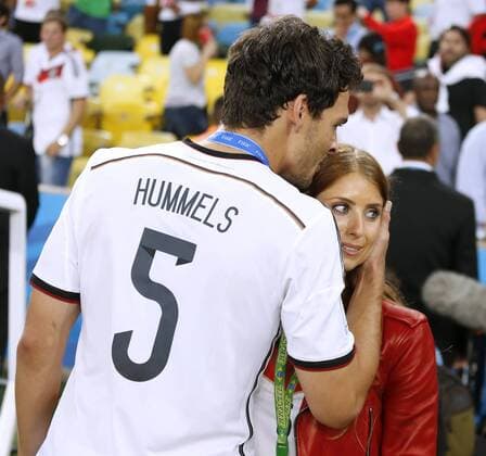 HUMMELS Mats Team Deutschland mit Freundin Cathy FISCHER FIFA Fussball Weltmeisterschaften 2014 - Finale Spiel Deutschland gegen Argentinien am 13.Juli 2014 in Rio de Janeiro 