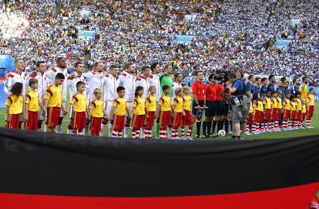 TEAM DEUTSCHLAND FIFA Finale am 13.Juli 2014 in Rio de Janeiro 