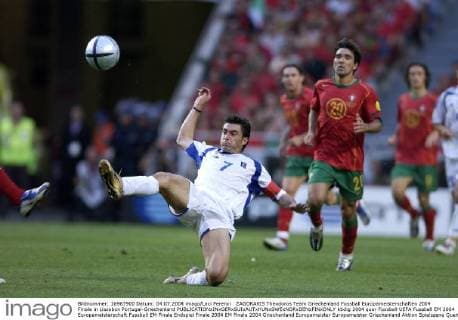 ZAGORAKIS Theodoros Team Griechenland Fussball Europameisterschaften 2004 Finale in Lissabon Portugal-Griechenland 