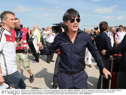 BERLIN, GERMANY - JULY 15: Headcoach Joachim Löw on July 15, 2014 in Berlin, Germany. Local Caption Joachim Löw