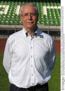Fußball, Trainerhistorie FC 08 Homburg von 1957 bis heute Manfred Lenz, ehemaliger Bundesliga Profi des FCH, heute Berater und Repräsentant, 15.07.14, Mannschaftspräsentation FC 08 Homburg, Regionalliga Südwest, EP_pfz