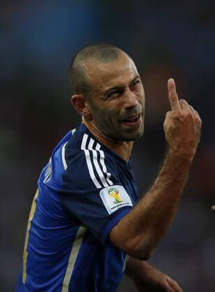 Javier Mascherano -- WM Finale 2014 - Deutschland - Argentinien - Estadio Maracana (Rio de Janeiro,)