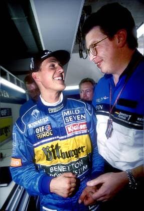 SCHUMACHER Michael mit BRAWN Ross Grand Prix Formel 1 Grosser Preis von Italien 1995 in Monza am 10. September 1995 