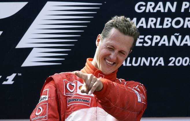 SCHUMACHER Michael Sieger Grand Prix von Spanien Scuderia Ferrari Marlboro F -1 Team Grand Prix von Spanien in Barcelona 2003.Sport Motorsport Formel1 Siegeehrung. Copyright 