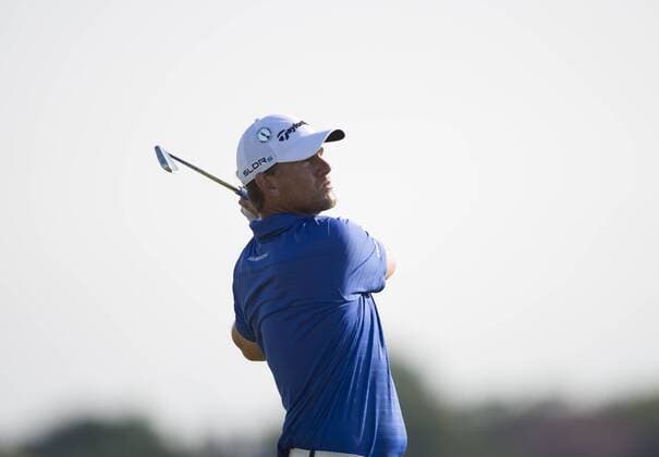 17.07.2014. Hoylake, England. The Open Golf Championship. Robert Karlsson SWE on the 8th tee during the first round. xStephenxBartholomewx  ActionPlus97365286