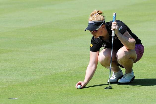 Die Führende Kylie Walker aus Schottland Ladies German Open, Golf,Damen, Prötten, 18.07.14, EP_BSR