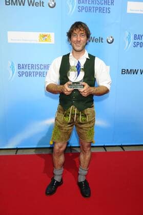 Stephan Bauhofer Bayerische Sportpreis 2014 Ehrung, Auszeichnung. Preis BMW-Welt München 19. Juli 2014