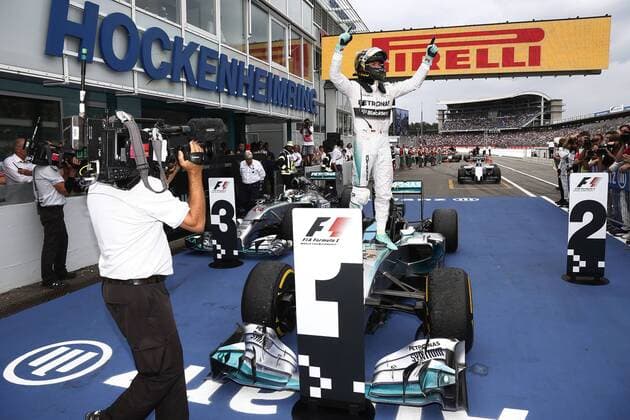 Motorsports: FIA Formula One World Championship 2014, Grand Prix of Germany, 6 Nico Rosberg (GER, Mercedes AMG Petronas F1 Team), xHOCHxZWEIx