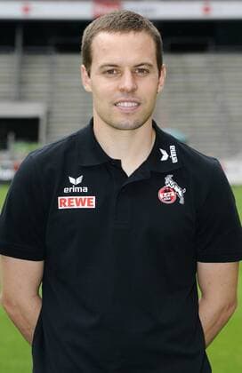 Fussball-Bundesliga, Deutschland, Herren, Saison 2014 2015, Mannschafts-Fototermin, 1. FC Köln: Physiotherapeut Michael Schuhmacher (FC Köln). Einzelbild, Portrait, Porträt.