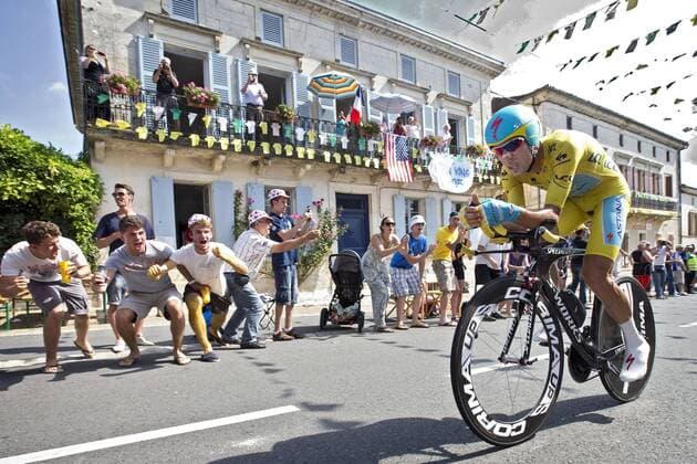 Vincenzo Nibali (Ita-Astana Pro Team) CYCLISME : Tour de France - Etape 20 - Bergerac Perigueux - 26 07 2014 Photonews Panoramic 