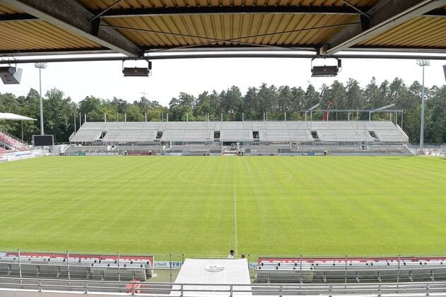 27.07.2014, xjhx, Fussball Testspiel, SV Sandhausen v.l. Innenansicht Stadion Platz