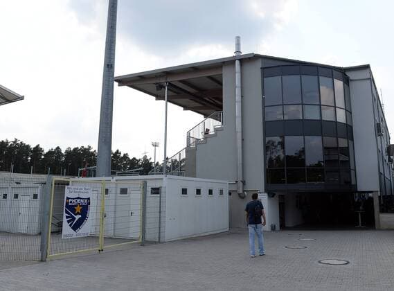 27.07.2014, xjhx, Fussball Testspiel, SV Sandhausen v.l. Ansicht Hauptribüne
