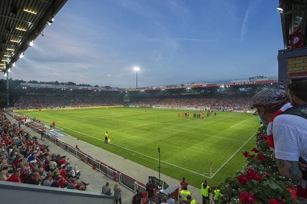 Blick auf das Spielfeld Stadion an der Alten Försterei 08.08.2014, Berlin, 1.FC Union Berlin