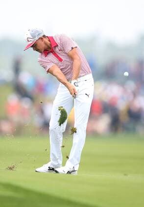 August 8, 2014: Rickie Fowler hits a shot during the second round of the PGA Golf Herren Championship at Valhalla Golf Club in Louisville, Ky. GOLF: AUG 08 PGA Golf Herren - PGA Golf Herren Championship - Second Round Icon20143512 EDITORIAL USE ONLY