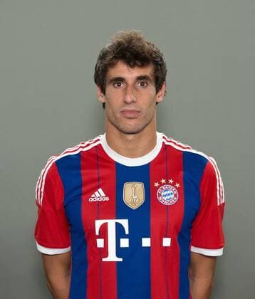 FUSSBALL 1. BUNDESLIGA SAISON 2014 2015 Fototermin beim FC Bayern München 09.08.2014 Javi Martinez Foto: Pressefoto ULMER Axel Grundler xxNOxMODELxRELEASExx 
