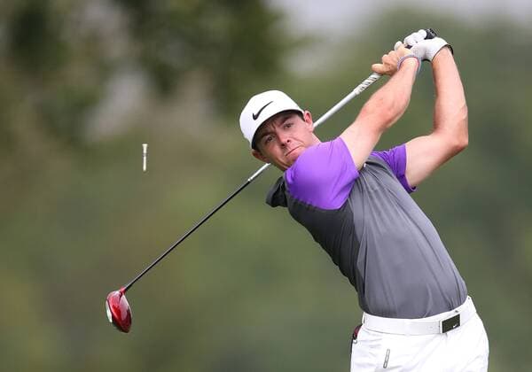 August 10, 2014: Rory McIlroy tees off on the fifth hole during the fourth round of the PGA Golf Herren Championship at Valhalla Golf Club in Louisville, Ky. GOLF: AUG 10 PGA Golf Herren - PGA Golf Herren Championship - Final Round Icon11255 EDITORIAL USE ONLY