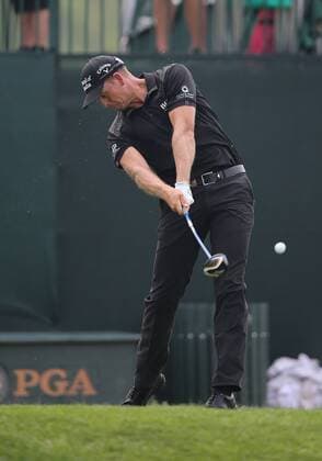 August 10, 2014: Henrik Stenson tees off during the fourth round of the PGA Golf Herren Championship at Valhalla Golf Club in Louisville, Ky. GOLF: AUG 10 PGA Golf Herren - PGA Golf Herren Championship - Final Round Icon11244 EDITORIAL USE ONLY