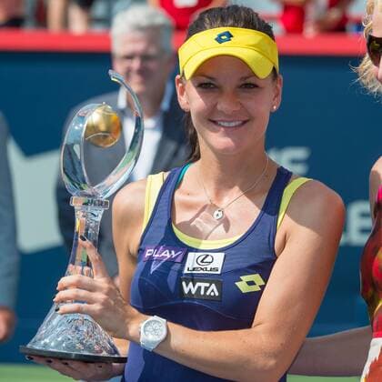 August 10th, 2014, Tennis player Agnieszka Radwanska (POL) wins the Rogers Cup at the Uniprix Stadium in Montreal, Quebec, Canada. . TENNIS: AUG 10 Rogers Cup - Montreal Icon11270 EDITORIAL USE ONLY