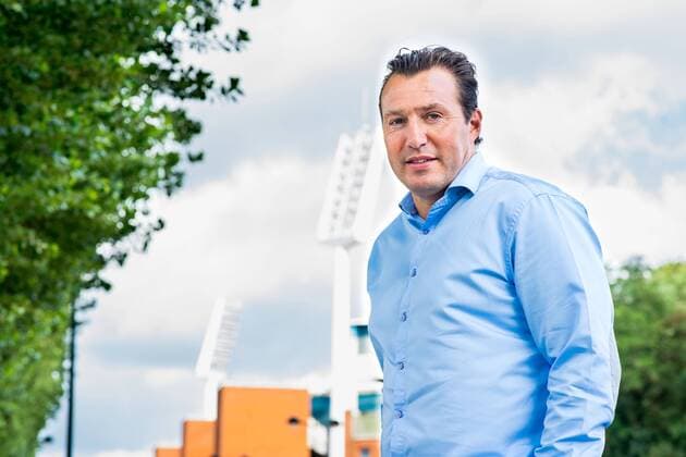 20140811 - BRUSSELS, BELGIUM: Marc Wilmots Football Soccer : Belgium s head coach Marc Wilmots posing in front of the Roi Baudouin stadium in Brussels, 11 august 2014 DamienxCaumiant  Aufmacher 20154770
