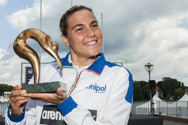 Grimaldi Martina ITA LEN European Athletes of the Year Open Water 10km Men 32nd LEN European Championships Berlin, Germany 2014 Aug.13 th - Aug. 24 th Day02 - Aug. 14 Photo A.Staccioli Deepbluemedia Insidefoto AndreaxStaccioli DBM Insidefoto